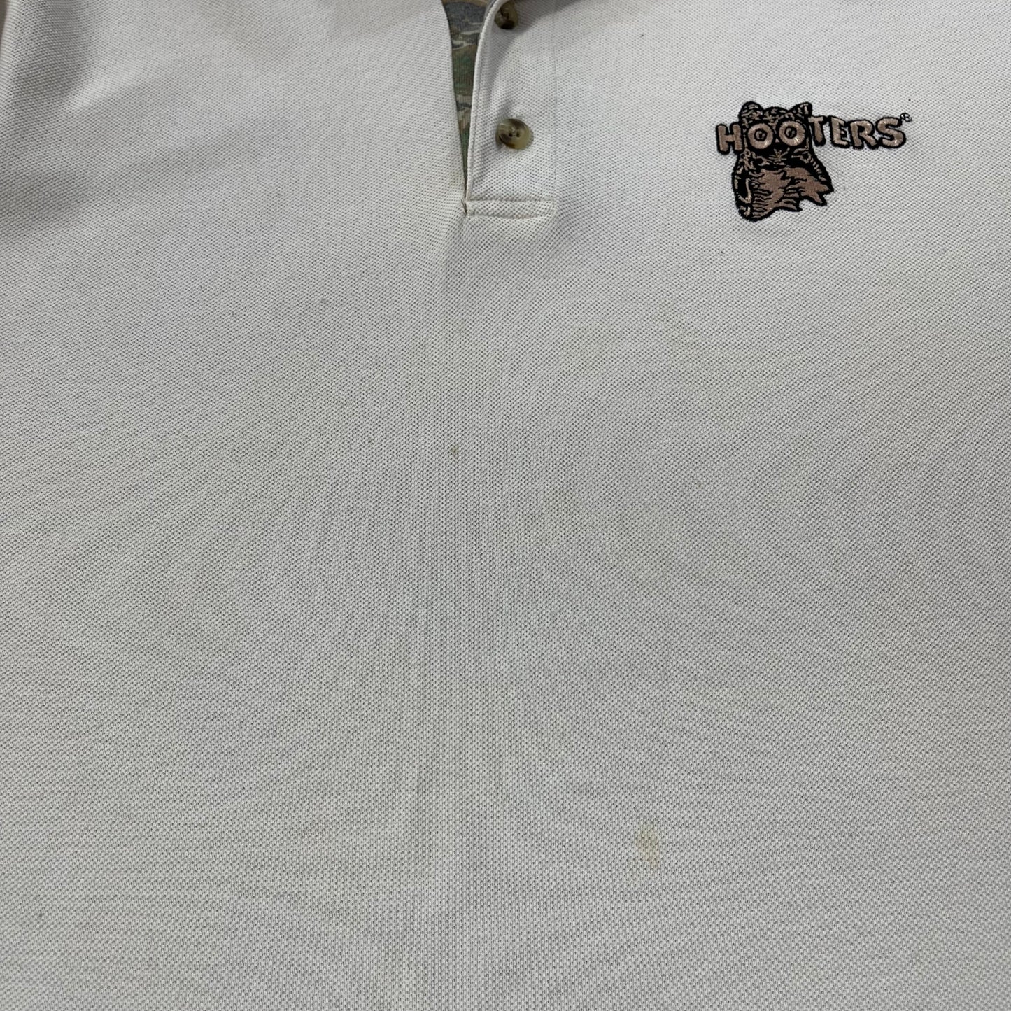Hooters x Real Tree Camo Polo tee
