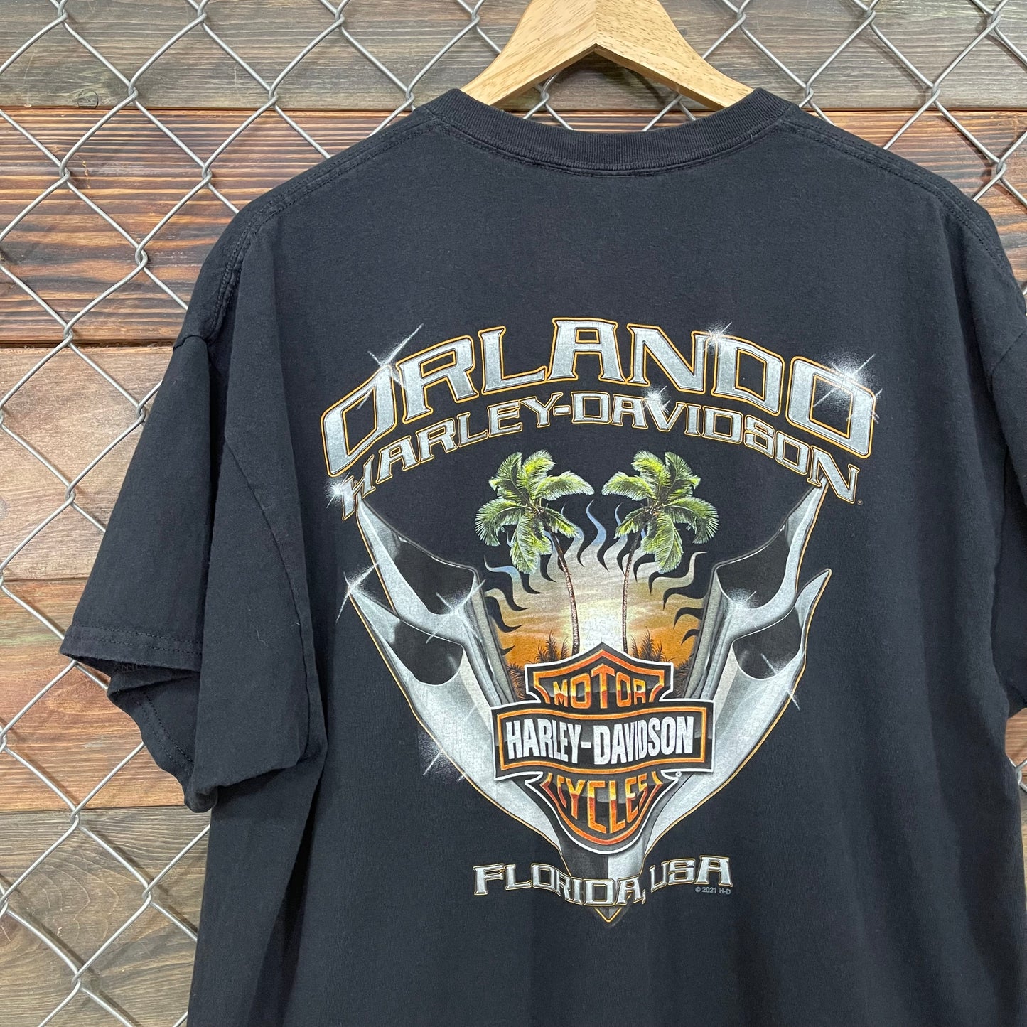 Y2K Harley Davidson Pocket Tee