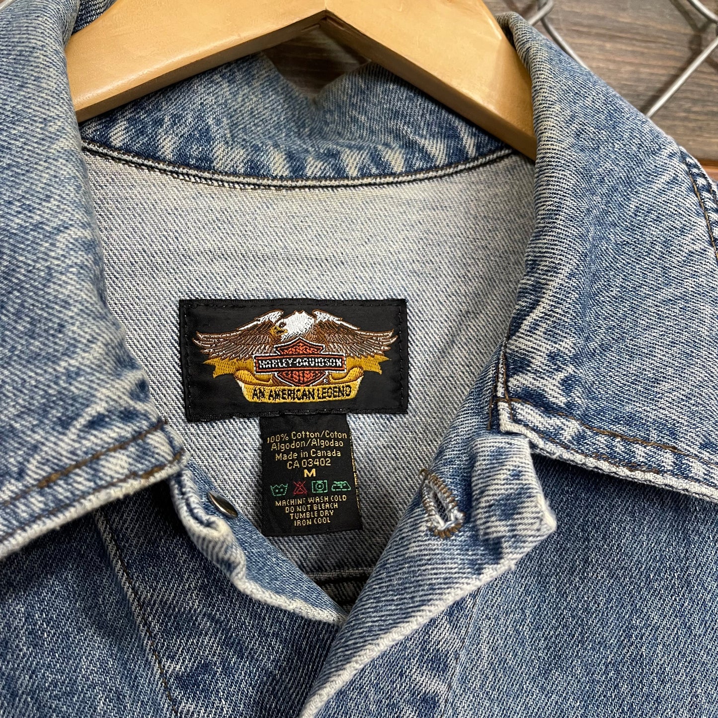 90s Harley Davidson Denim Jacket