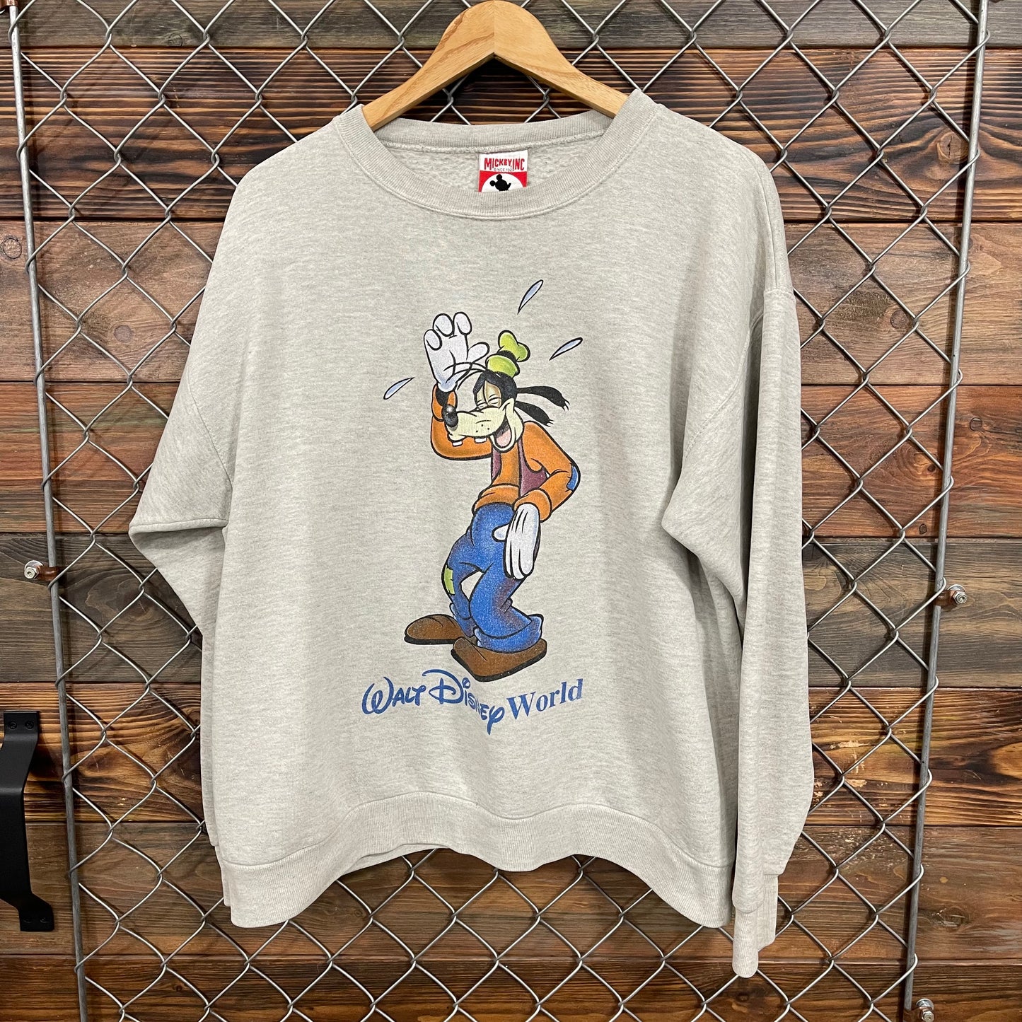 90s Goofy Disney World Crewneck Sweater