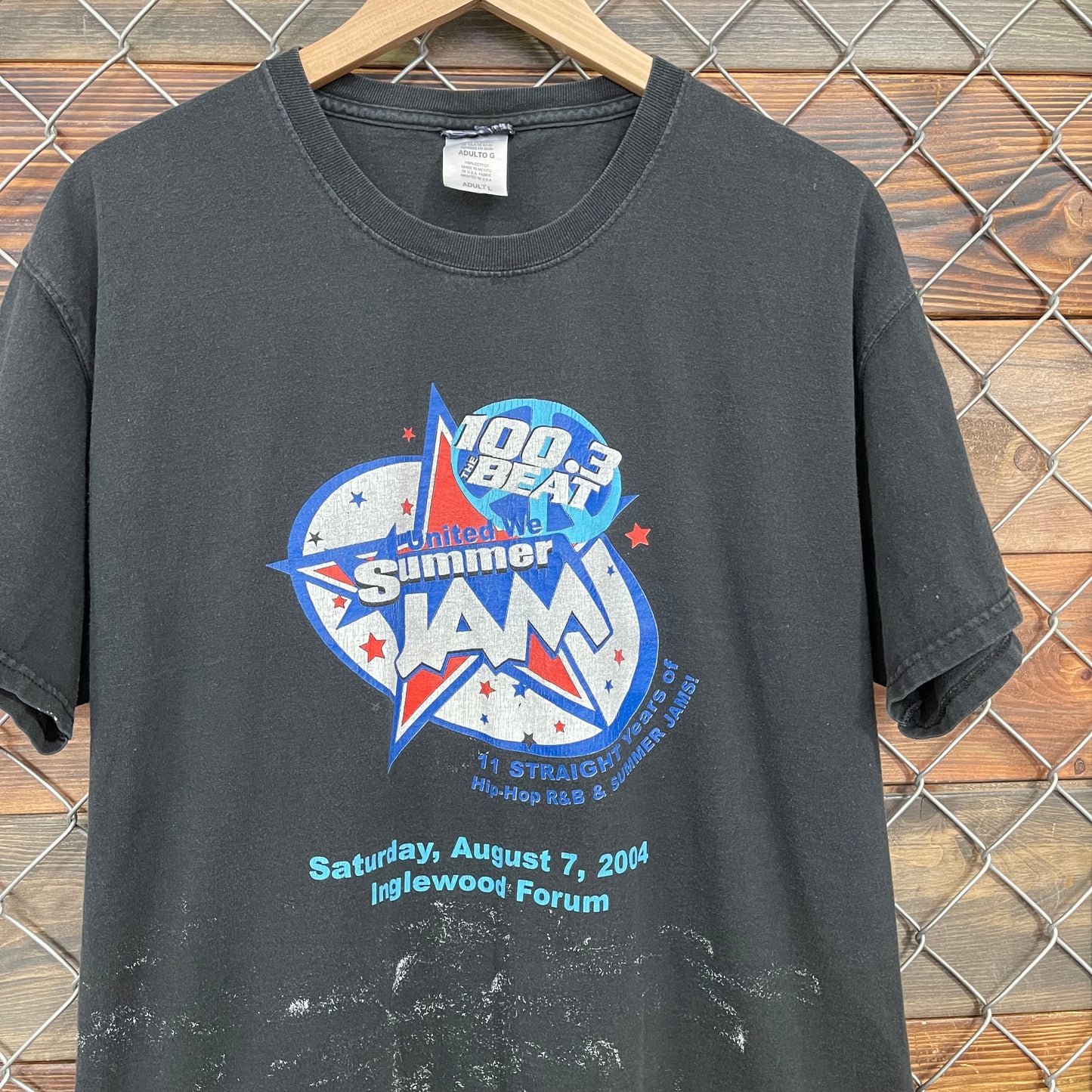 2004 100.3 the Beat Summer Jam Tee