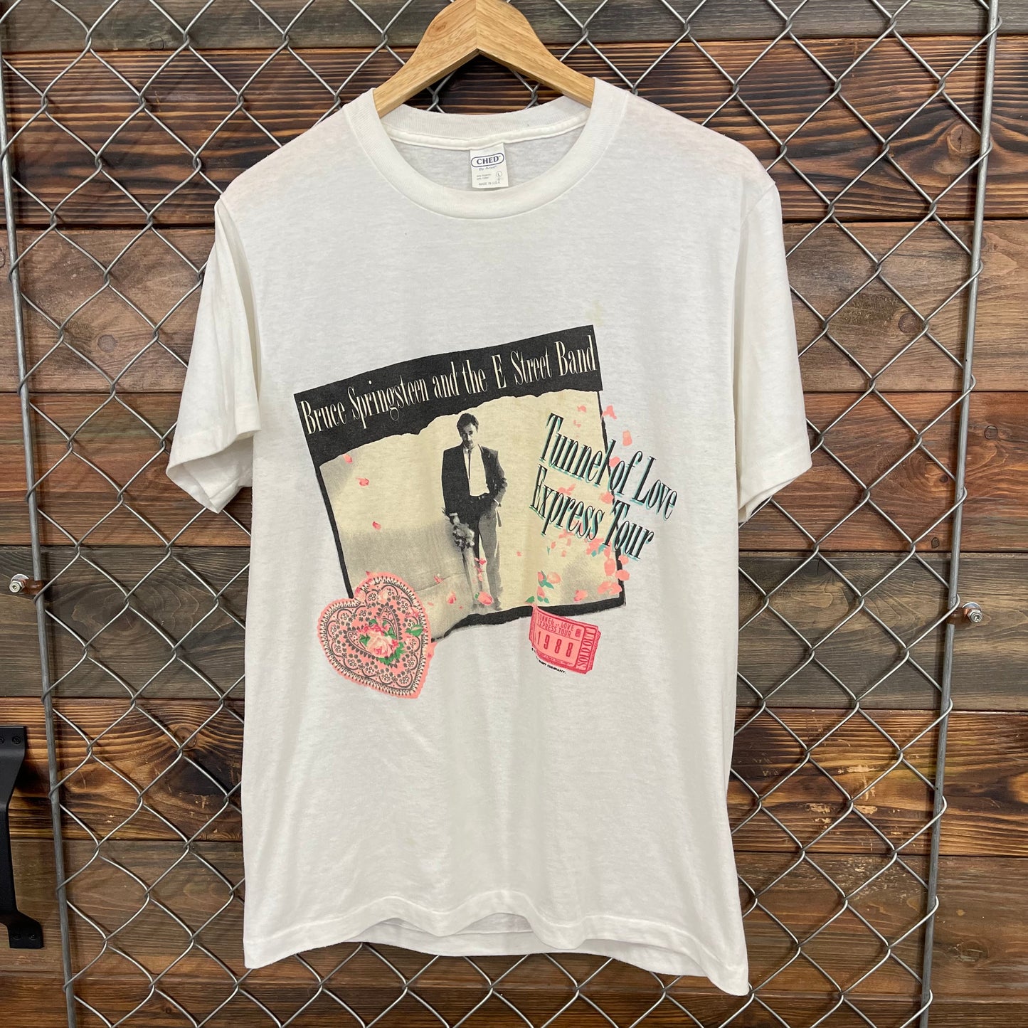 80s Bruce Springsteen Tunnel of Love Express Tour Tee