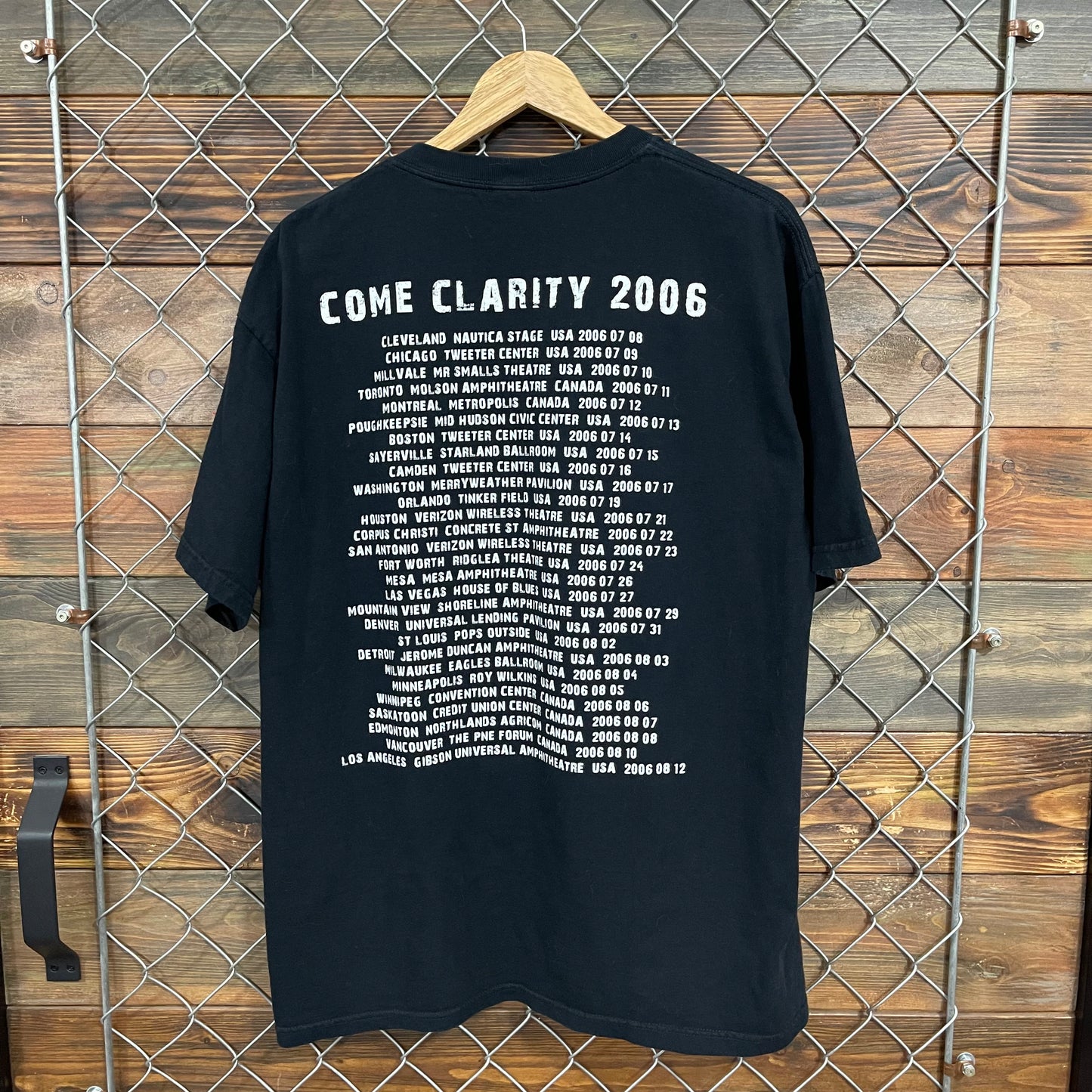 00s In Flames Come Clarity Tour Tee