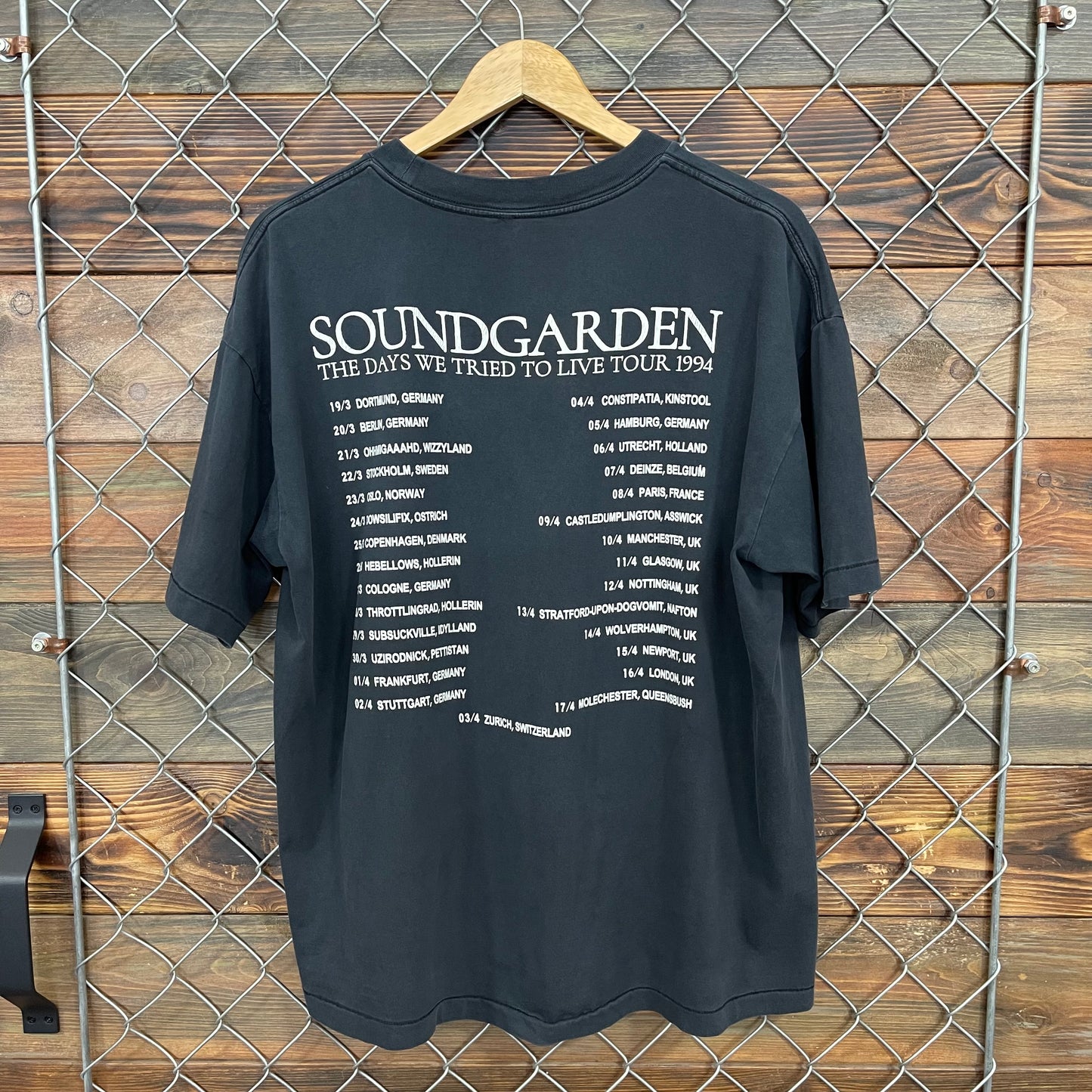 Modern Bootleg Soundgarden Tour Tee