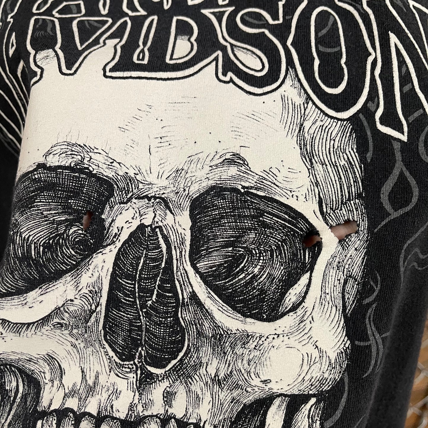 00s Harley Davidson Skull Longsleeve