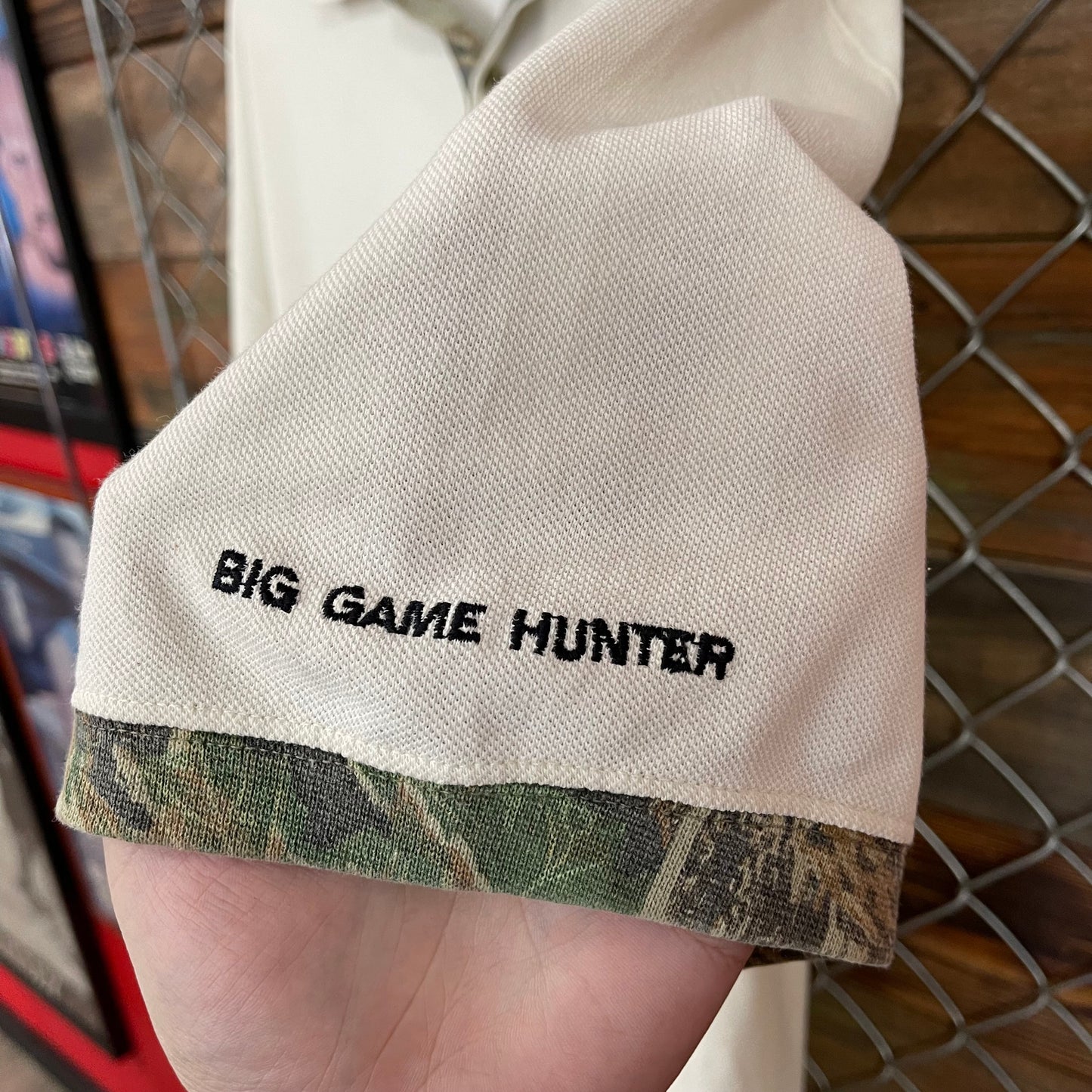 Hooters x Real Tree Camo Polo tee