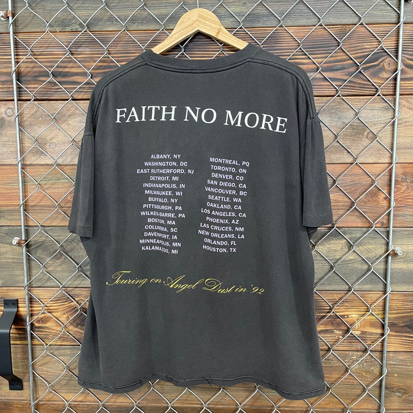 90s Faith No More Angel Dust Tour Tee