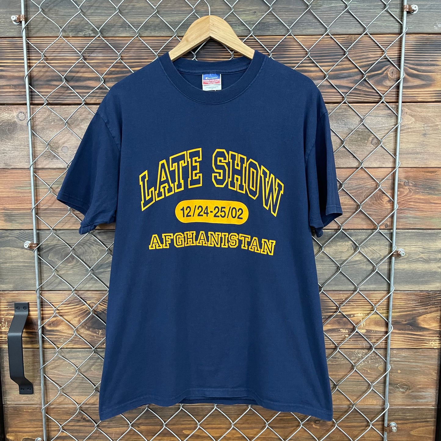 00s The Late Show With David Letterman Christmas in Afghanistan Tee