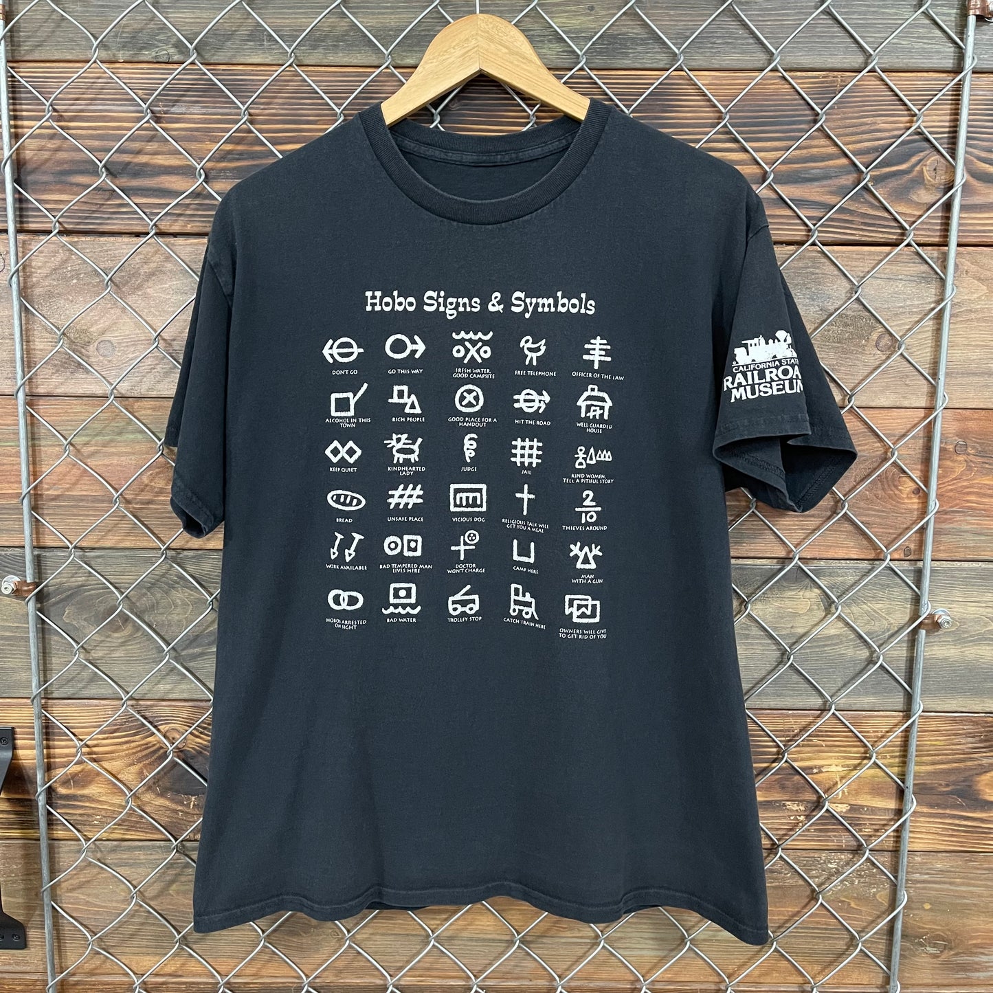 Y2K Hobo Signs & Symbols Tee