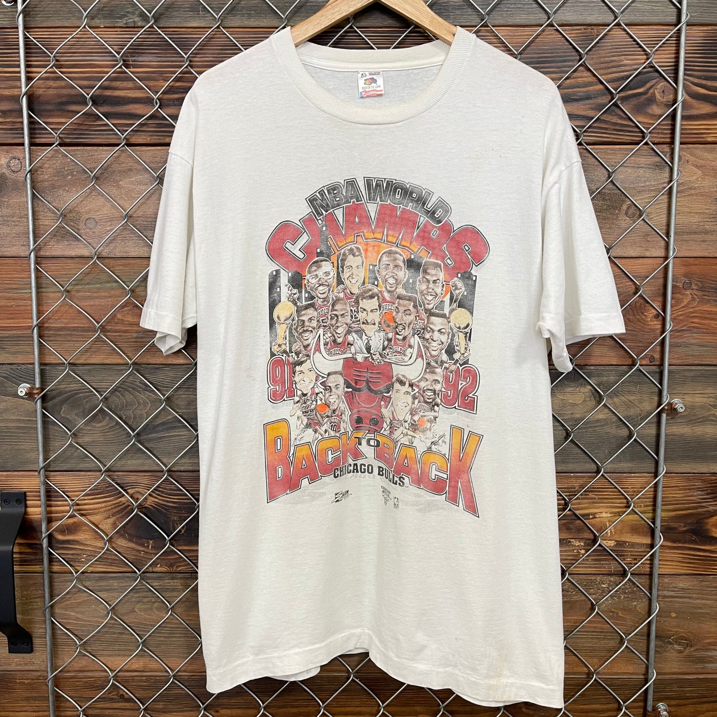 1992 Chicago Bulls Champions Tee