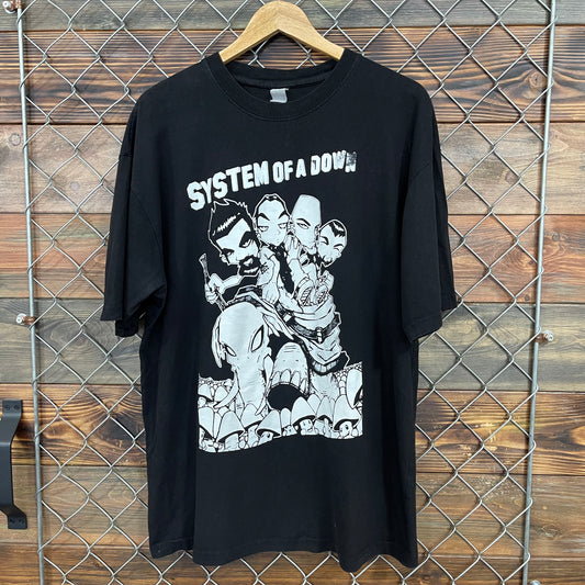 00s System of a Down Boot Tee