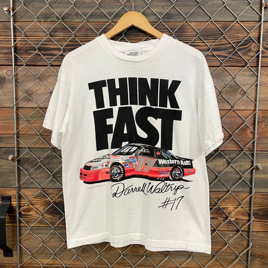 90s NASCAR Think Fast Tee