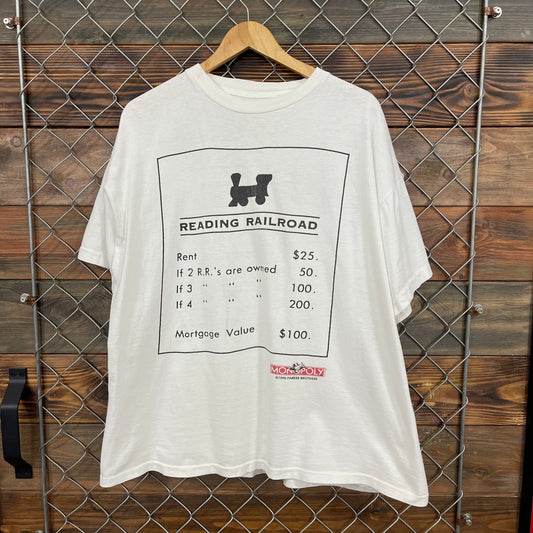 90s Monopoly Railroad Tee