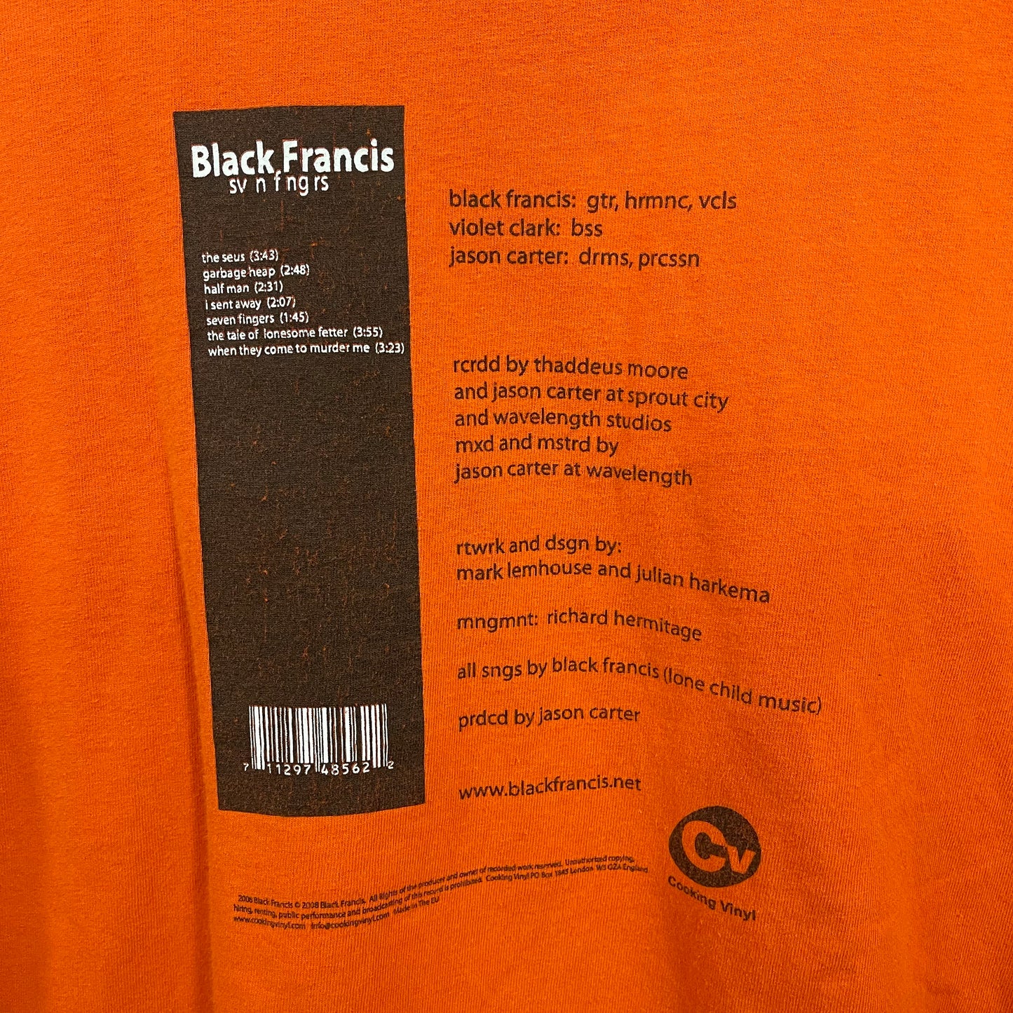 Y2K Black Francis Tee