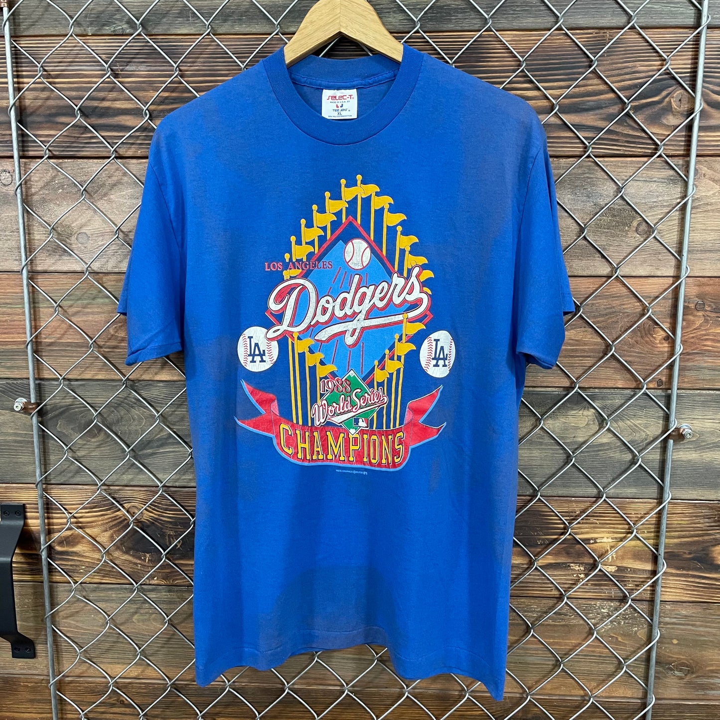 80s Dodgers World Series Tee