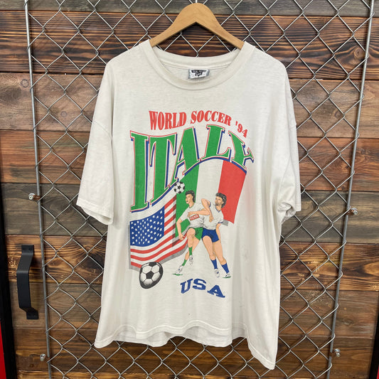 90s Italy vs USA Soccer Tee