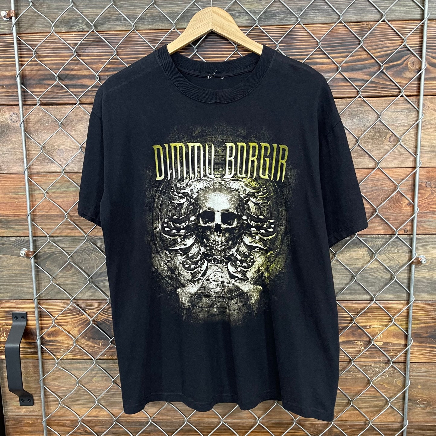 Y2K Dimmu Borgir Skulls & Snakes Tee