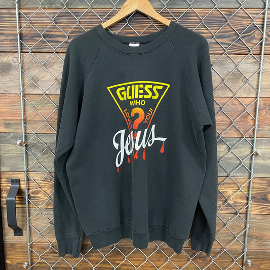 90s GUESS x Jesus Crewneck