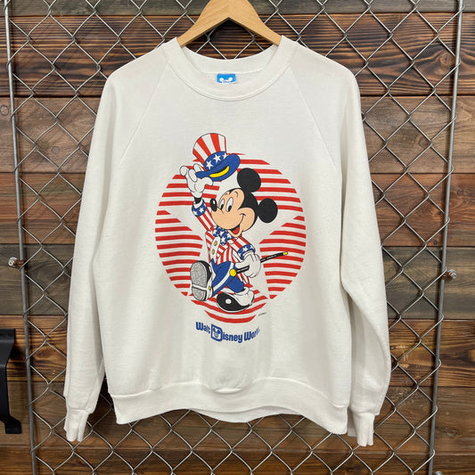 90s Walt Disney World Mickey USA Crewneck
