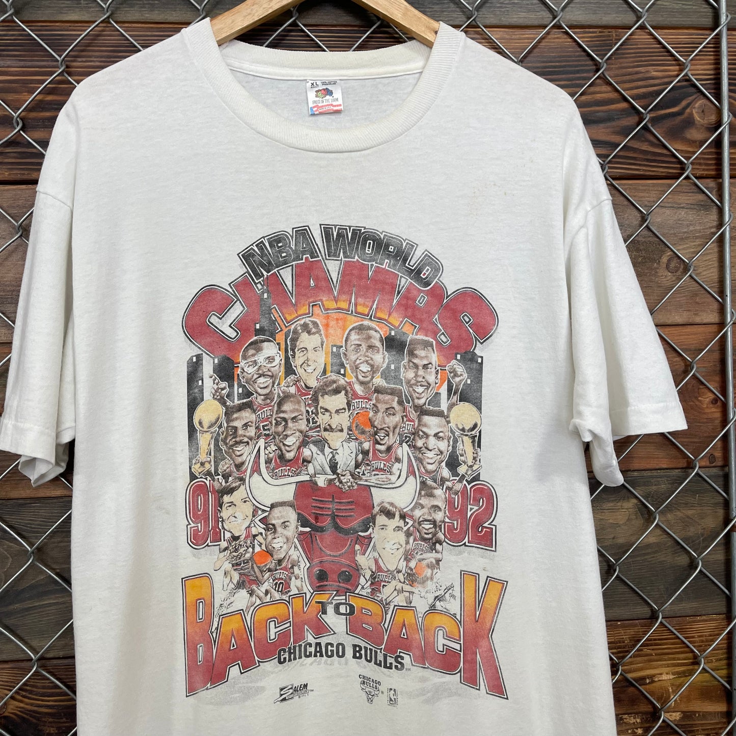 1992 Chicago Bulls Champions Tee