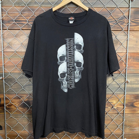 Harley Davidson Skulls Stack Tee